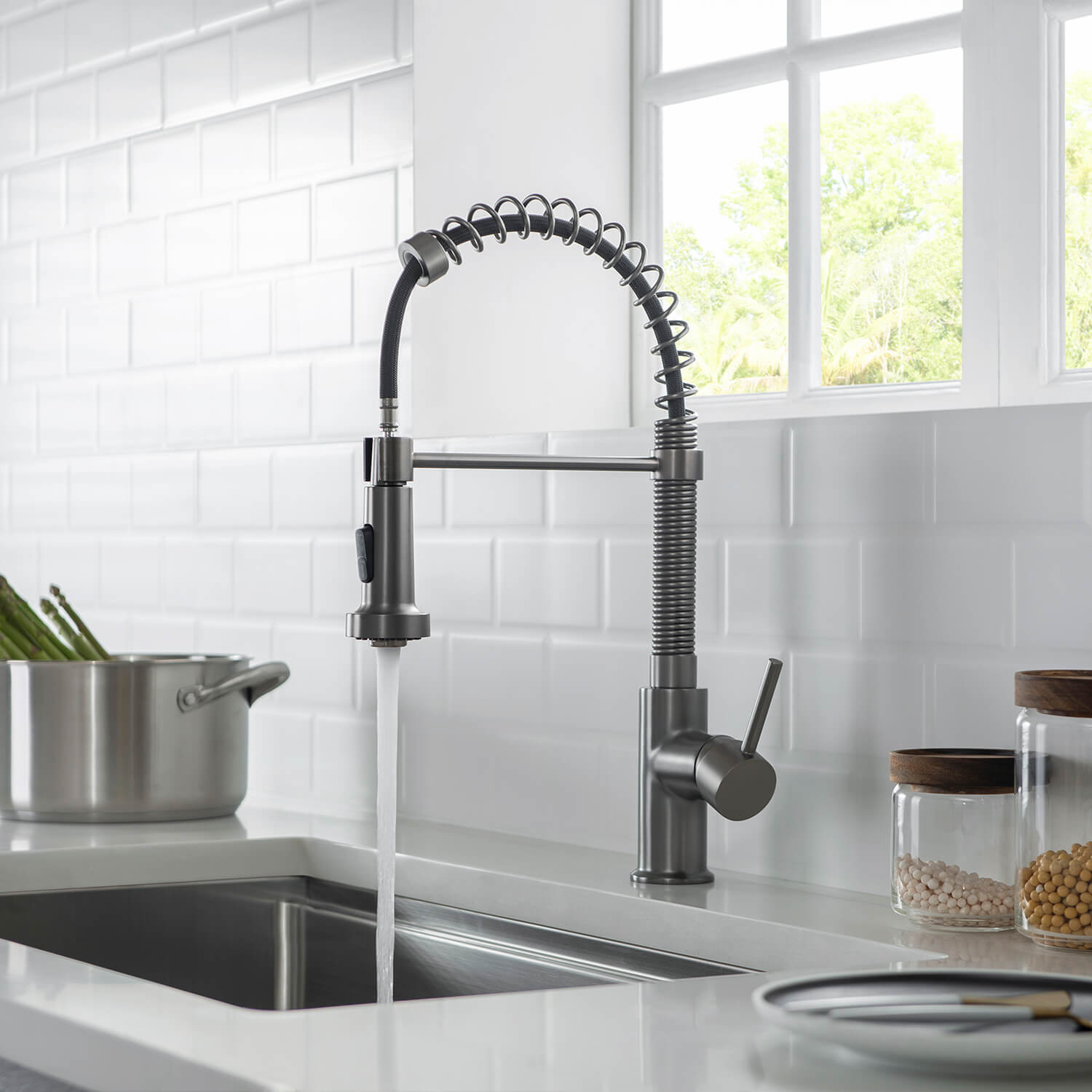 Commercial Style Kitchen Faucets – aquavitbath