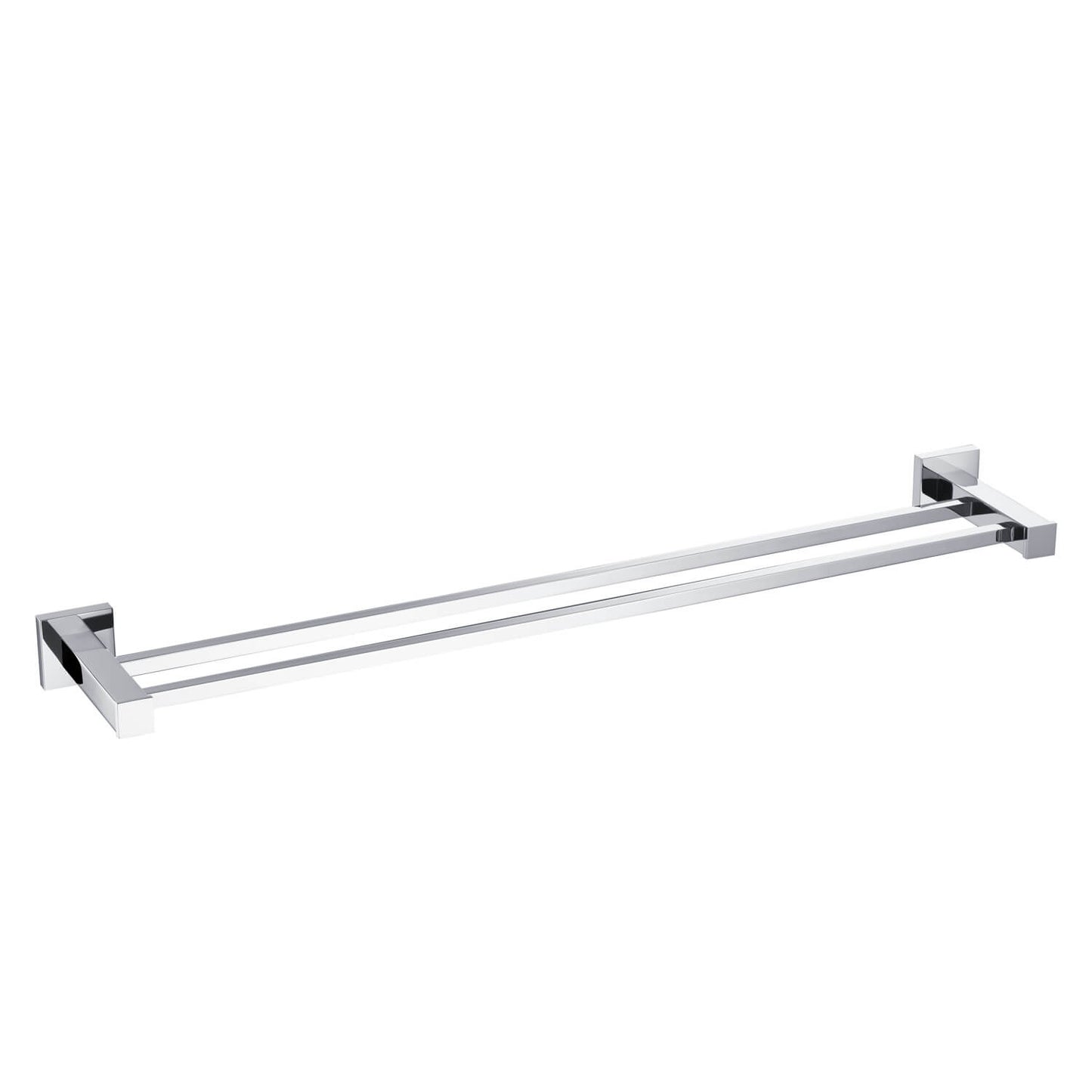 Stylish Solid Brass Double Towel bar 800mm length AA010057