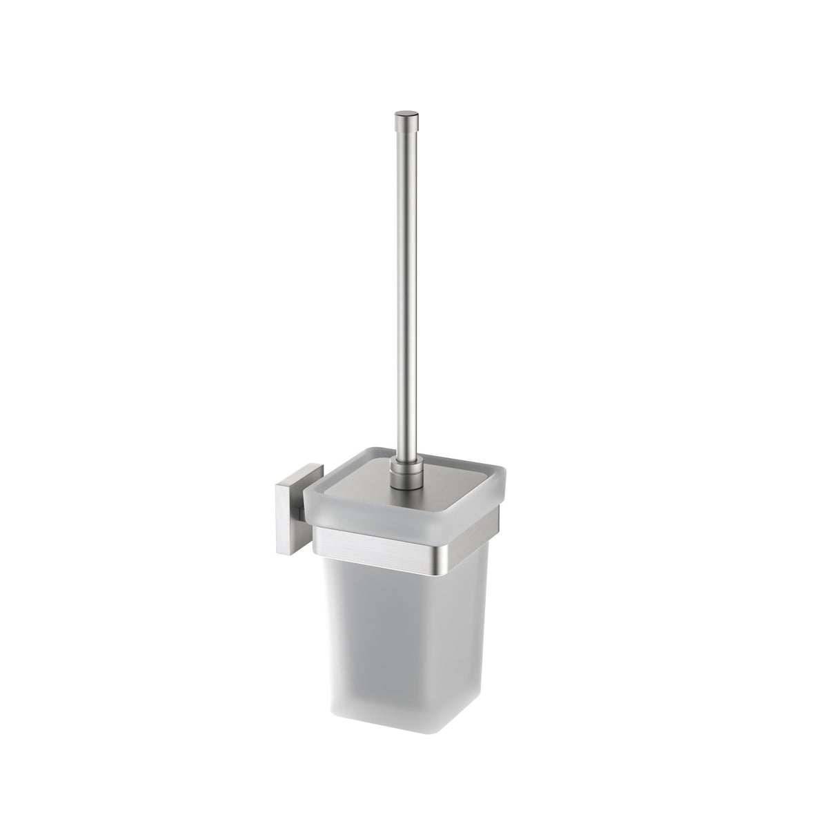 Elegant Brass Toilet Brush Holder with Black ABS Brush Head AA010062