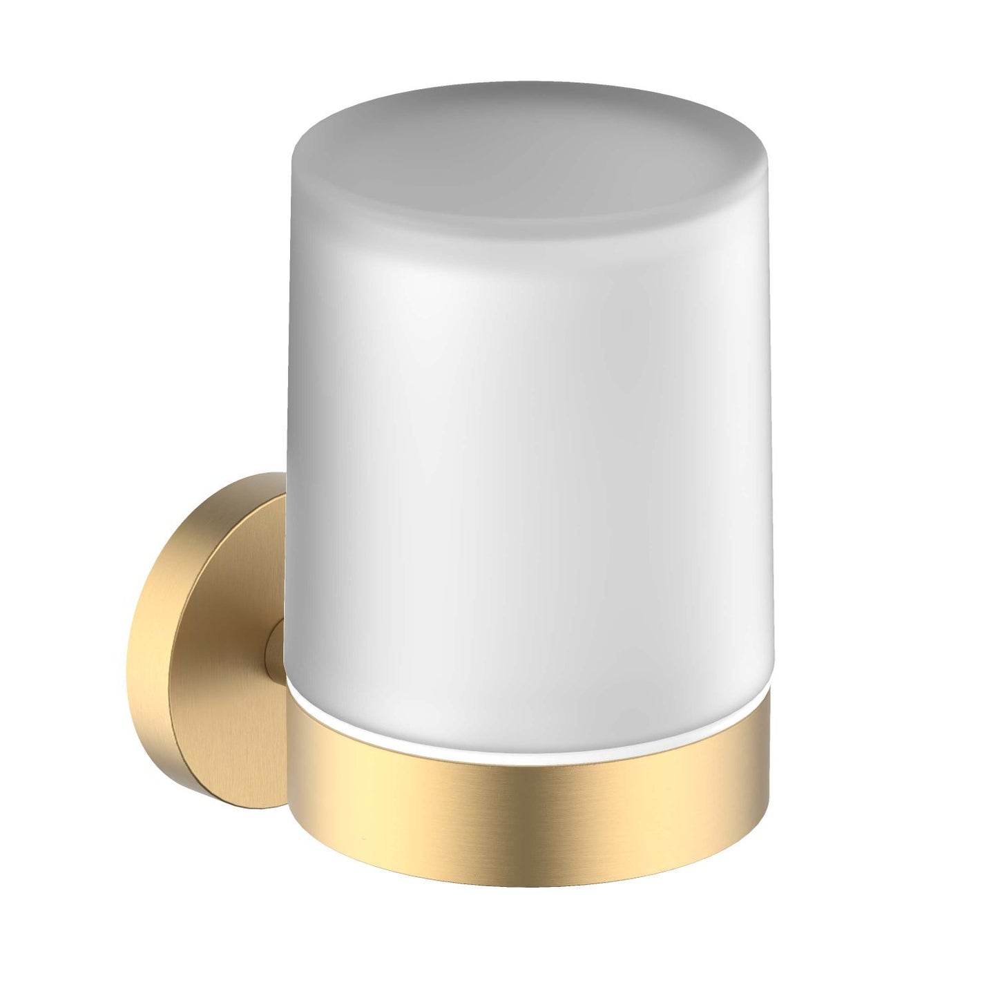 Minimalist Brass Wall mounted glass soap dispenser AA030036