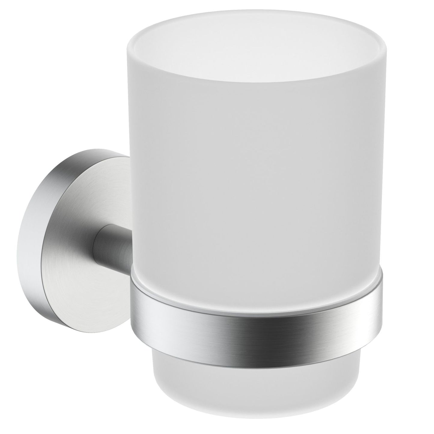 Stylish Wall-Mounted Glass Tumbler Holder for Bathroom AA040031