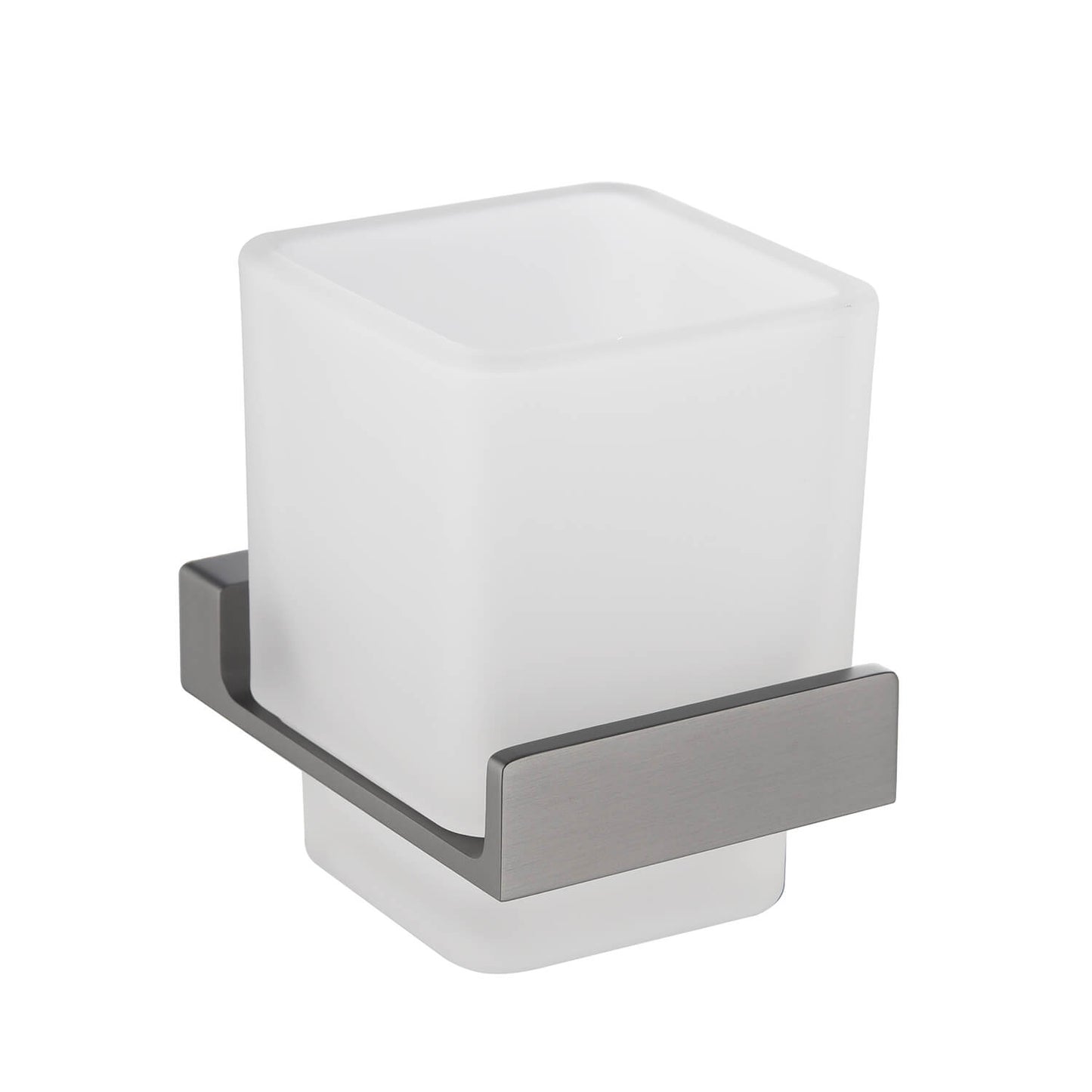 Status Casting Solid brass Square Glass Tumbler Holder AA050031