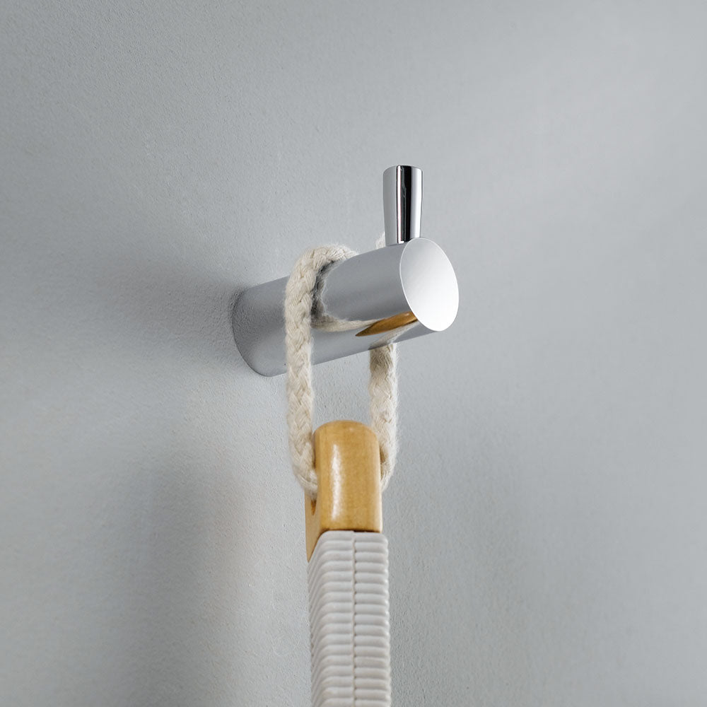 Premium wall mounted robe hook with concealed screws for a sleek appearance AA090011