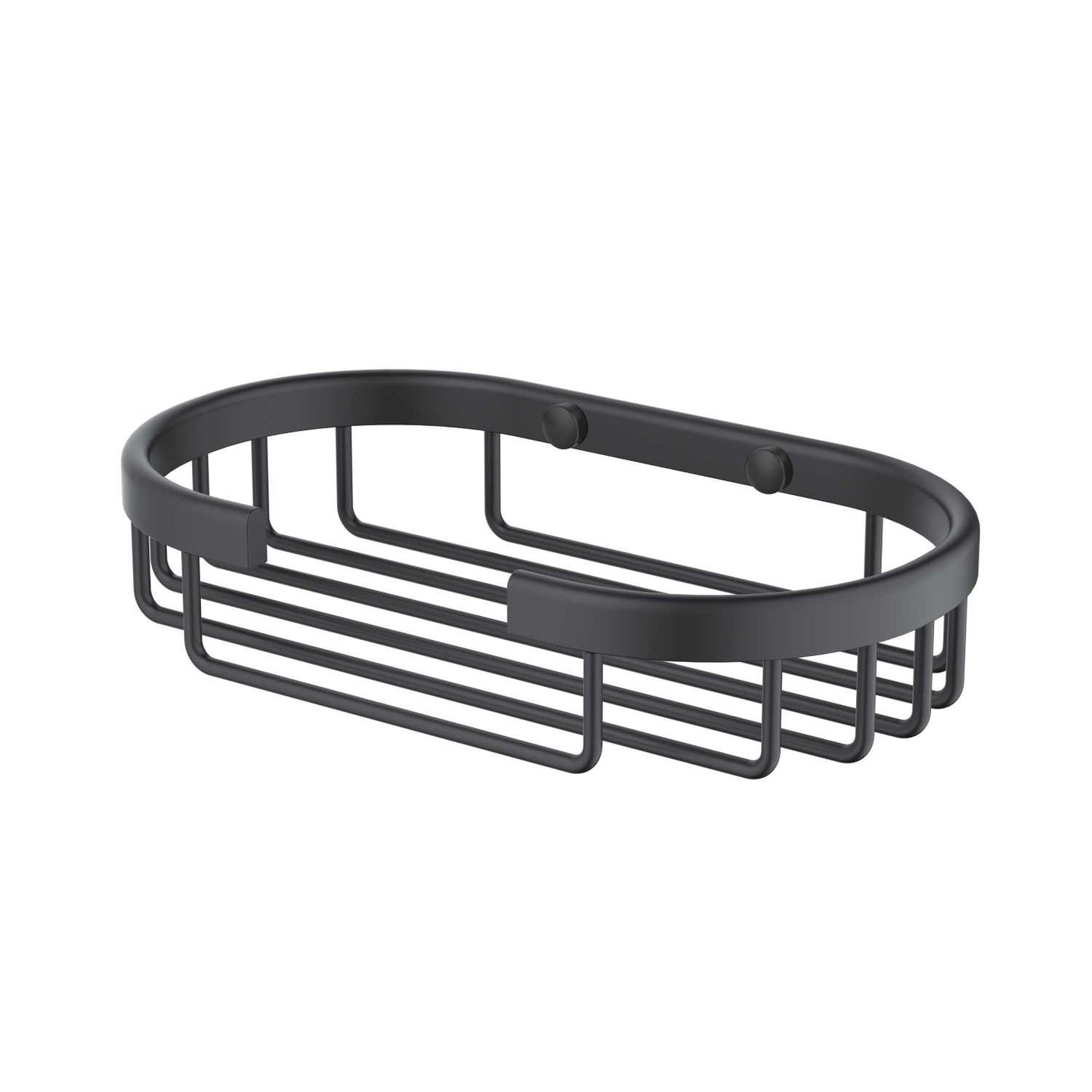 Luxury Brass Shower Basket – Elegant Bathroom Organizer AA100036