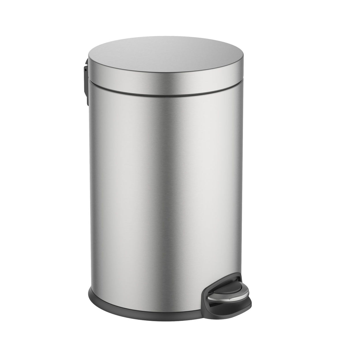 Aquavit Round Modern Bathroom Waste Bin 12L AA112112