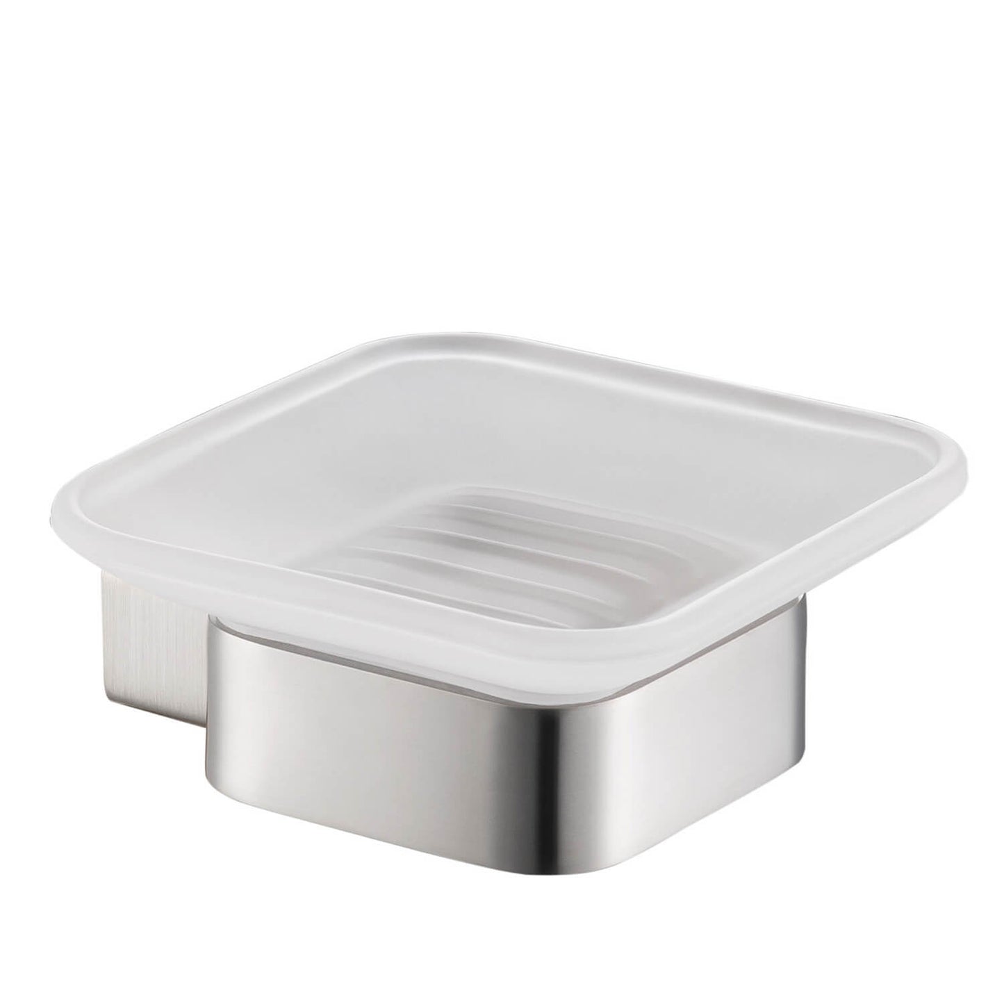 Chic Durable Brass Soap Dish Holder With Glass Dish AA120021