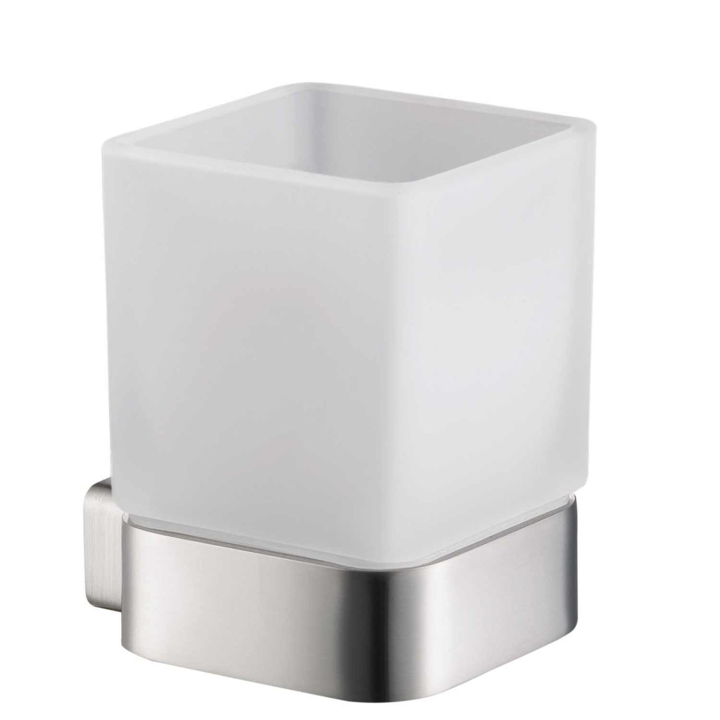 Chic Brass Holder Single Frosted Glass Tumbler AA120131