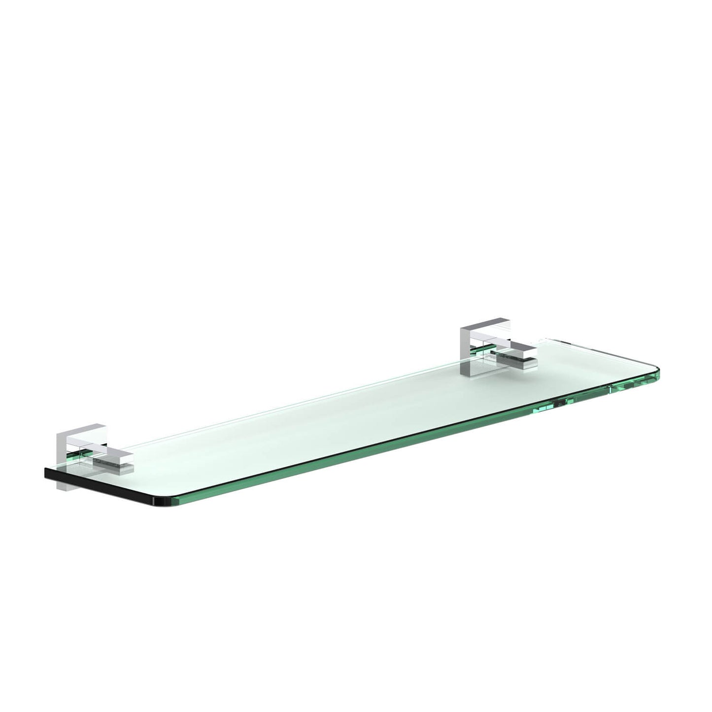 Milano Brass Holder With Transparent 8mm glass shelf AA140071