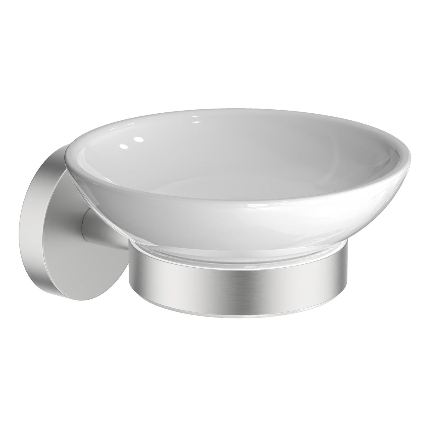 Aquavit Brass Soap Dish Holder With Ceramic dish AA320021
