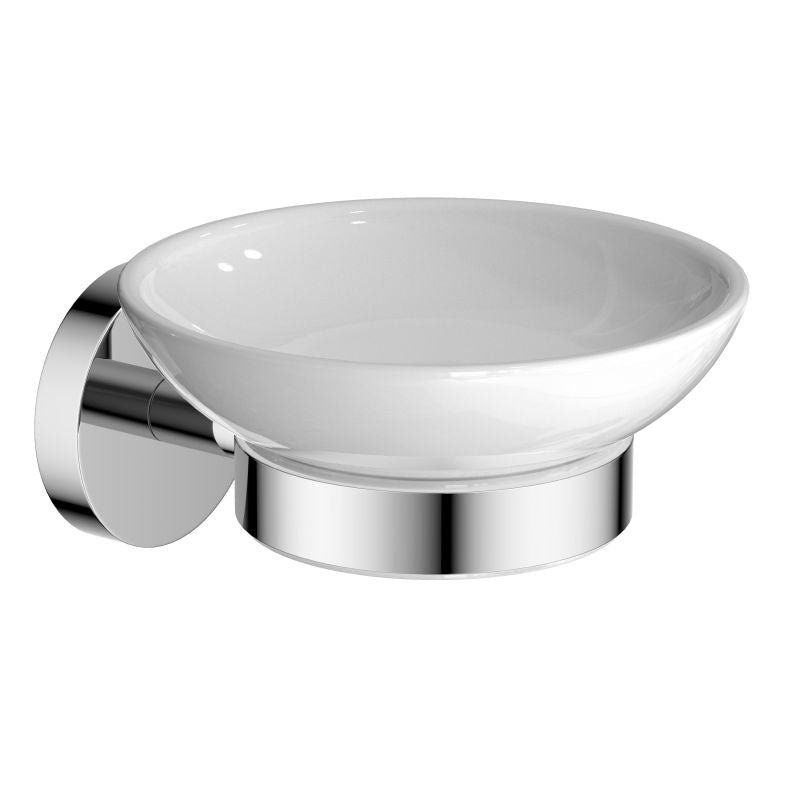 Aquavit Brass Soap Dish Holder With Ceramic dish AA320021
