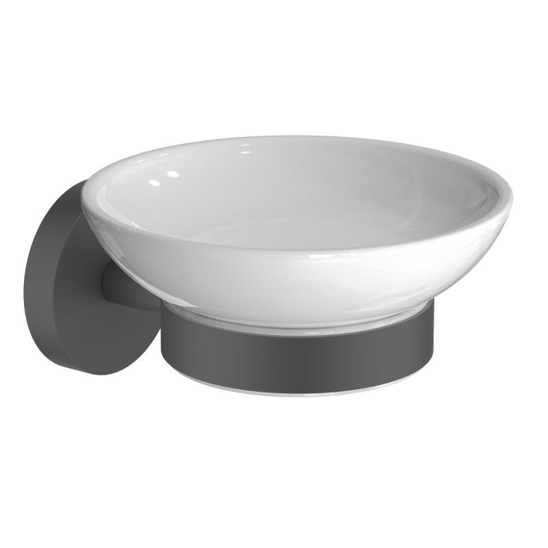 Aquavit Brass Soap Dish Holder With Ceramic dish AA320021