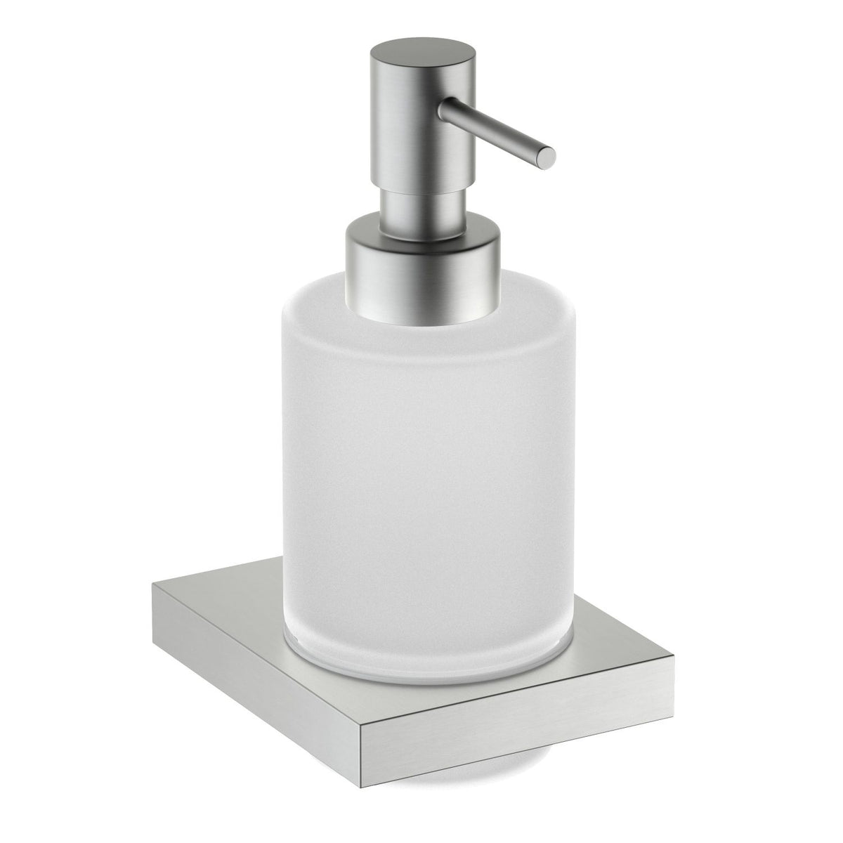 Luxury Brass Soap Dispenser Holder with Frosted Glass Tumbler AA350038