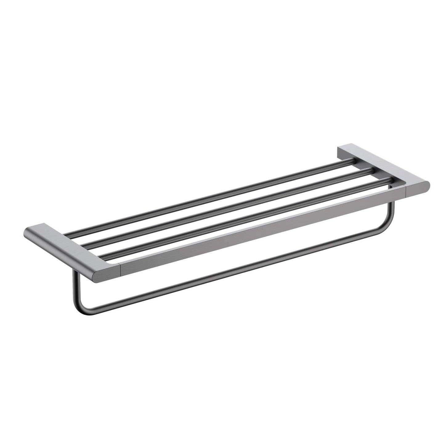 Durable Zinc Alloy Bath Towel Rack – Sleek & Space-Saving Design AA400058