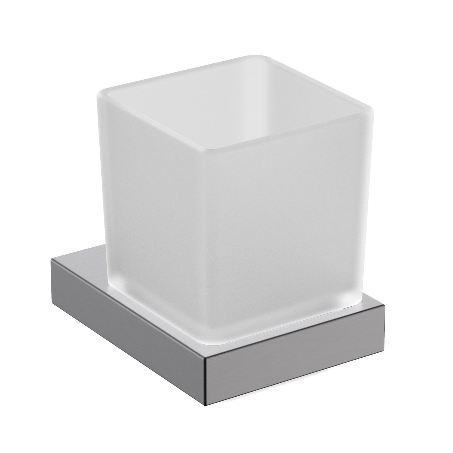 Frosted Glass Cup Zinc Alloy Tumbler AA410031