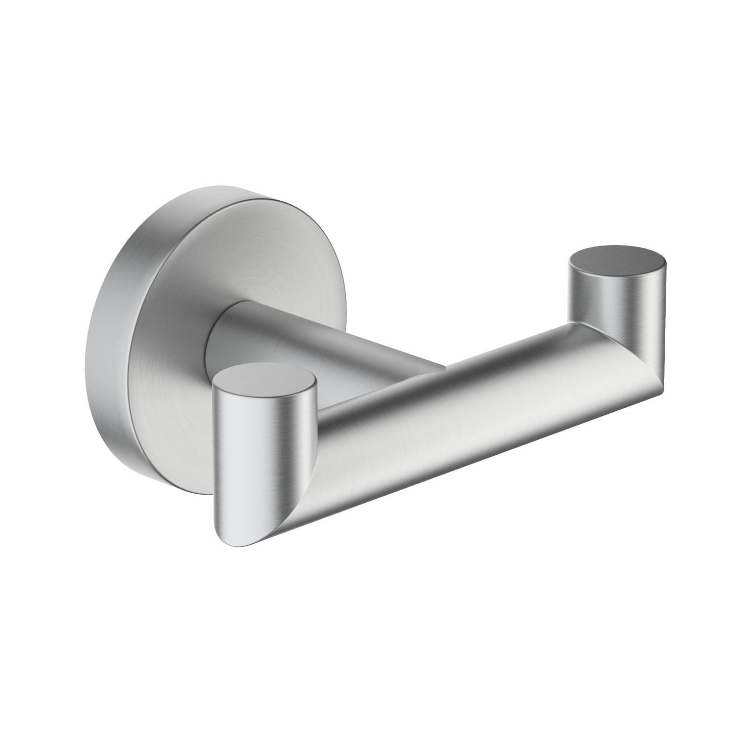 Aquavit Vista Round plate SUS304 Double Robe hook AA500012