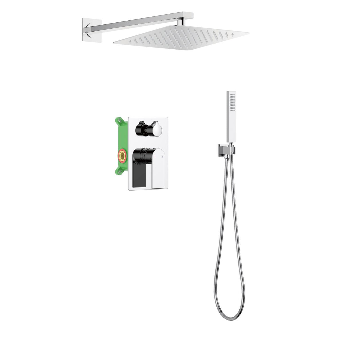 Blaze Concealed shower mixer with 2 outlet AT0122201