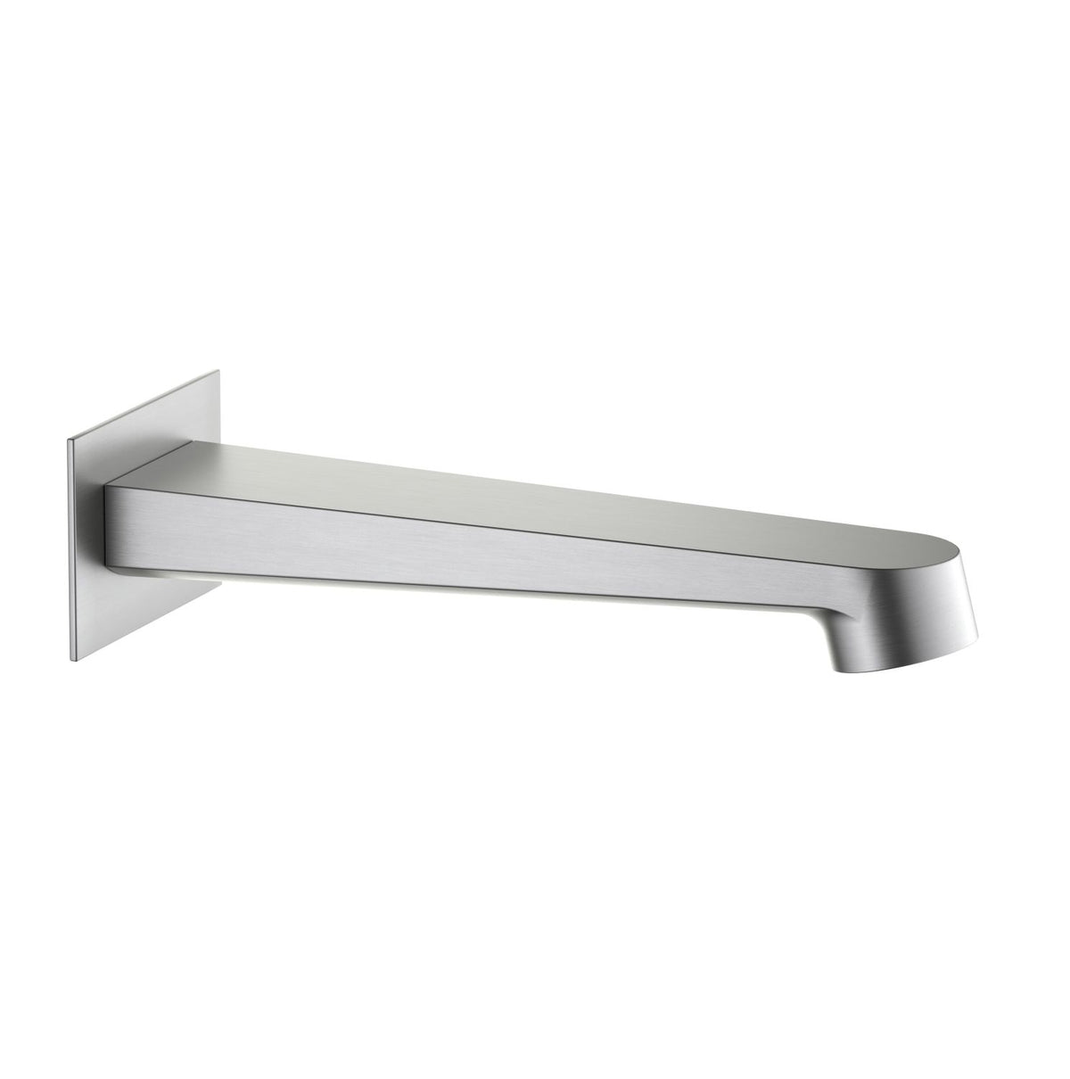 Aquavit Tender brushed nickel wall-mounted solid brass bath spout AT040054