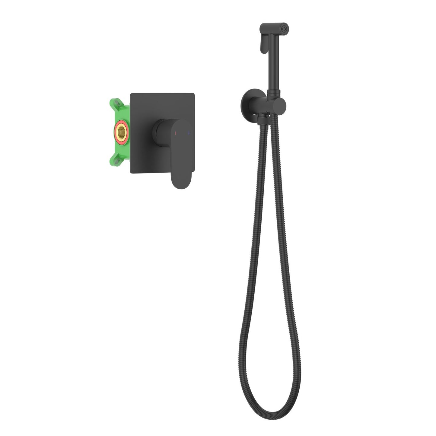 Tender Concealed shower mixer with hand bidet spray AT0421101