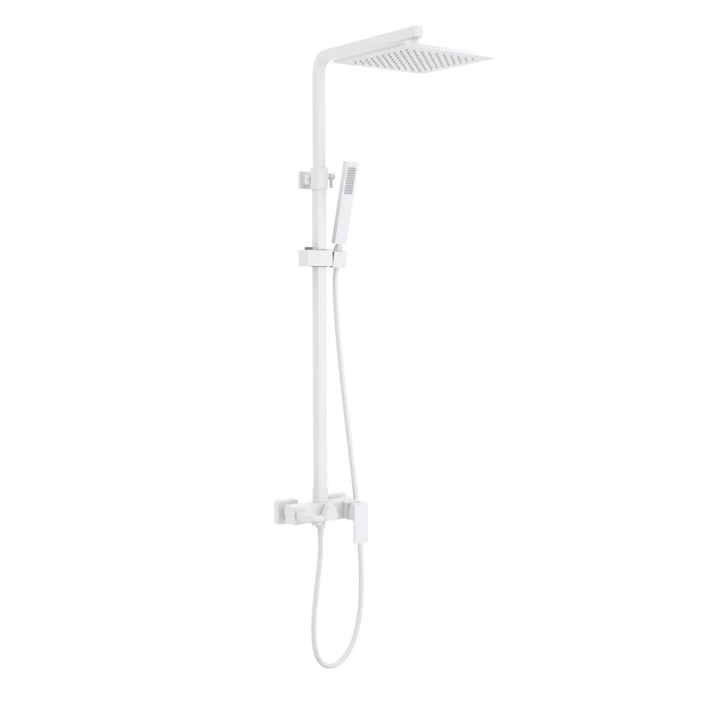 Cube wall mounted Shower faucet with fixed spout AT080166