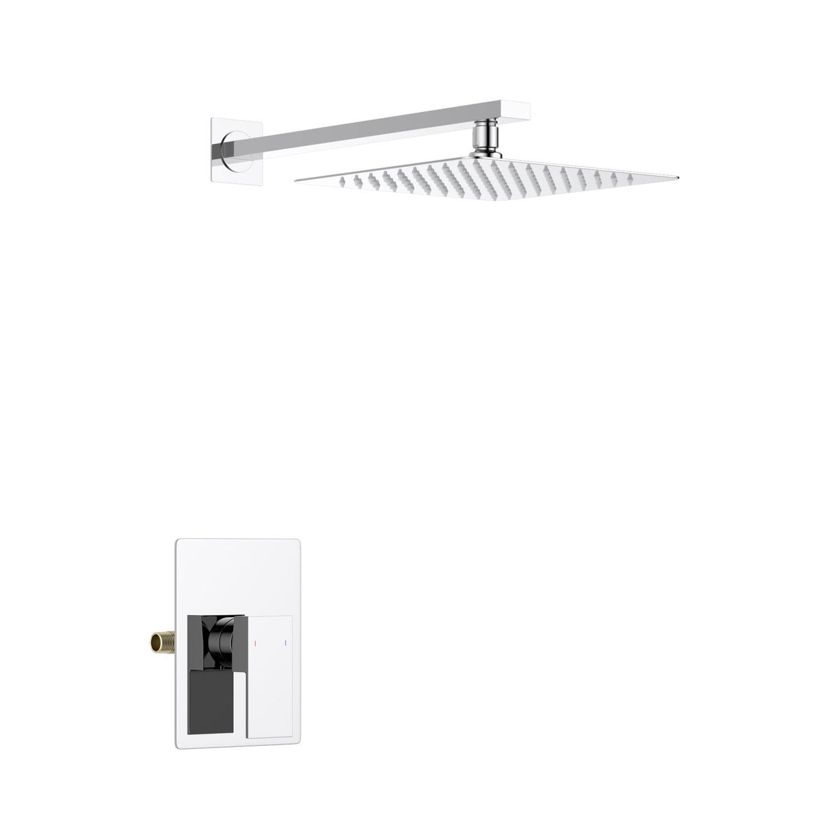 Pressure Balance Shower Set with 10" Rain Shower Head AT0841101