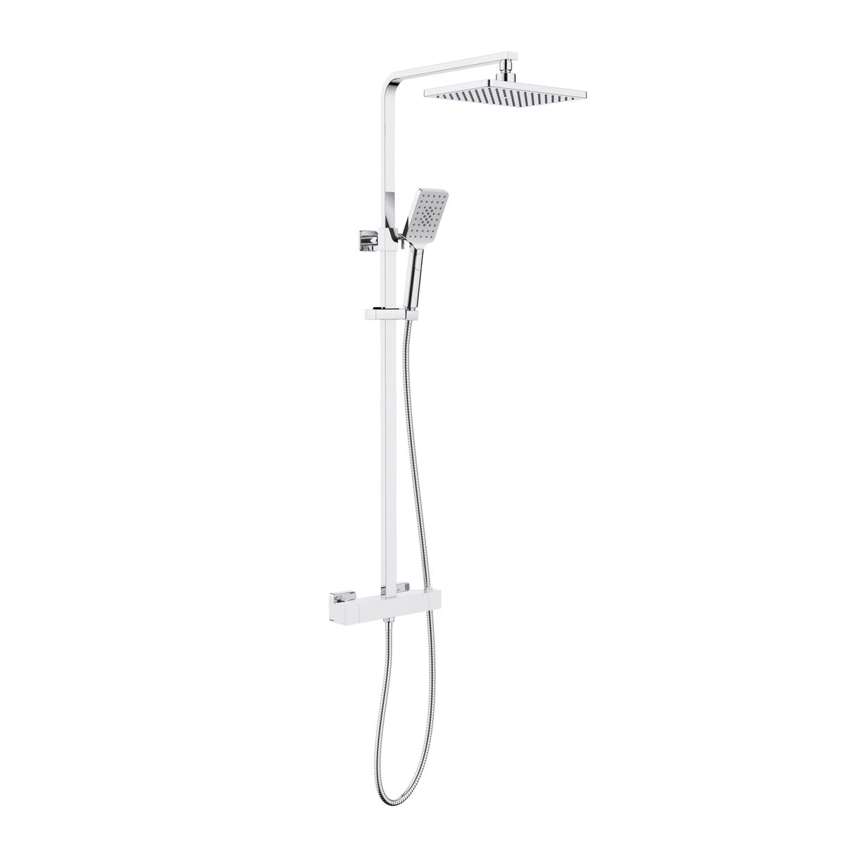 Aquavit Cube chrome two-outlet thermostatic shower column AT087201