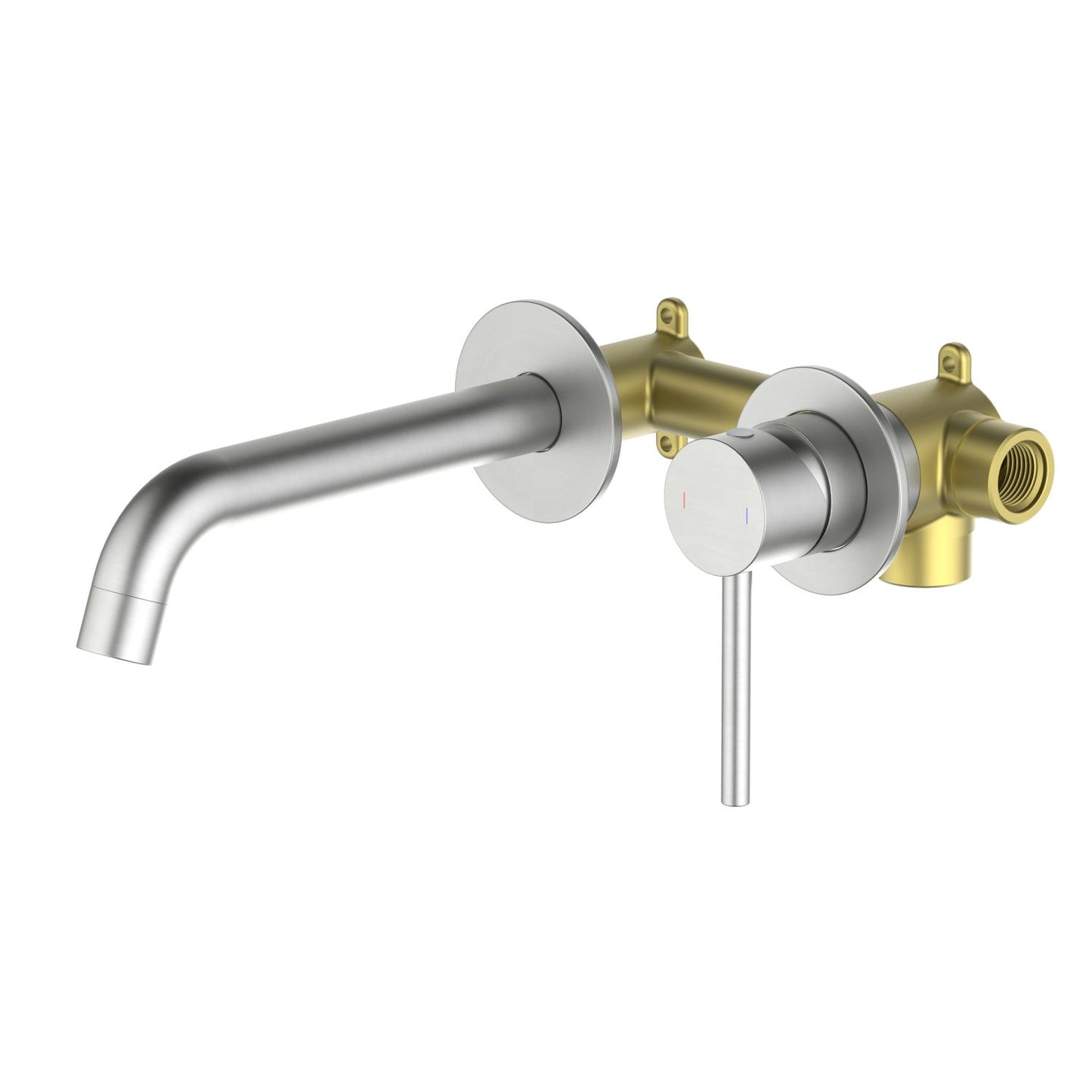 Circular Wall Concealed basin mixer with quick connect spout AT090019