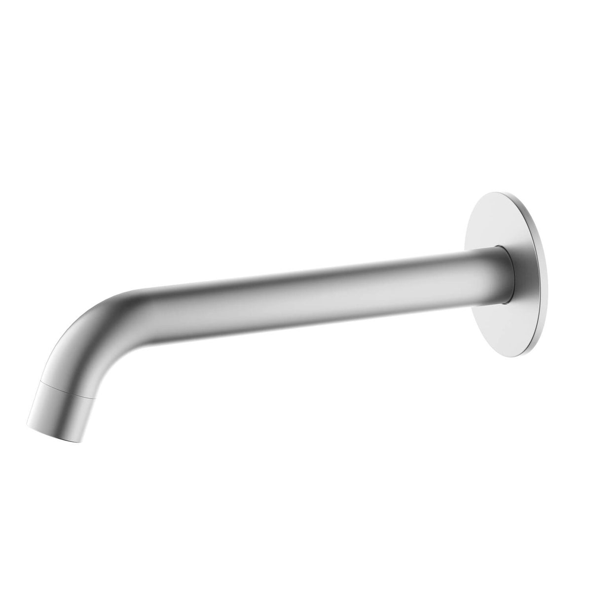 Aquavit Circular brushed nickel solid brass wall-mounted bath spout AT090055