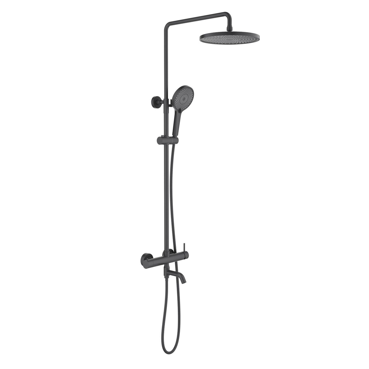 Ciruclar wall mounted Shower faucet with 3 outlets AT090063