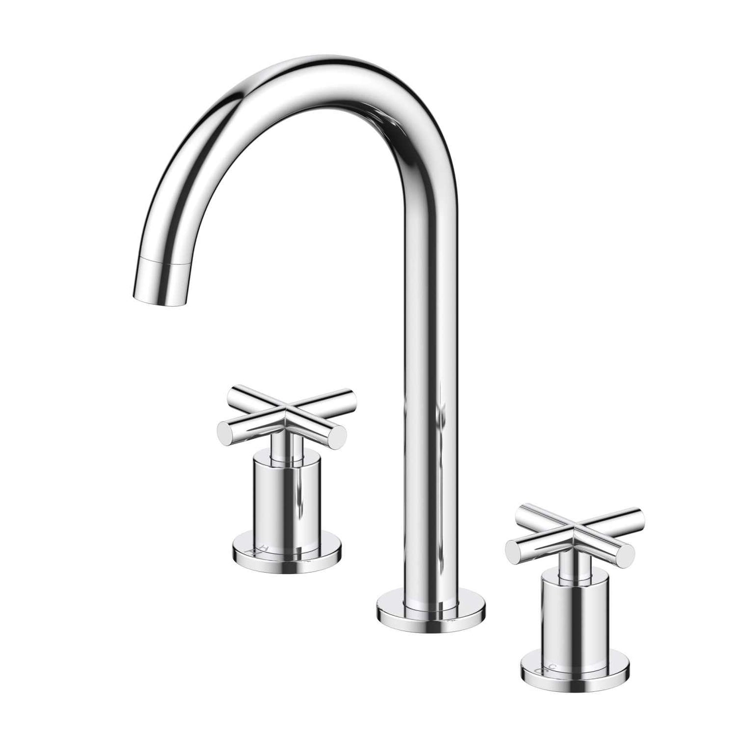 Modern Widespread Basin Mixer with Quick-Connect Installation AT090214