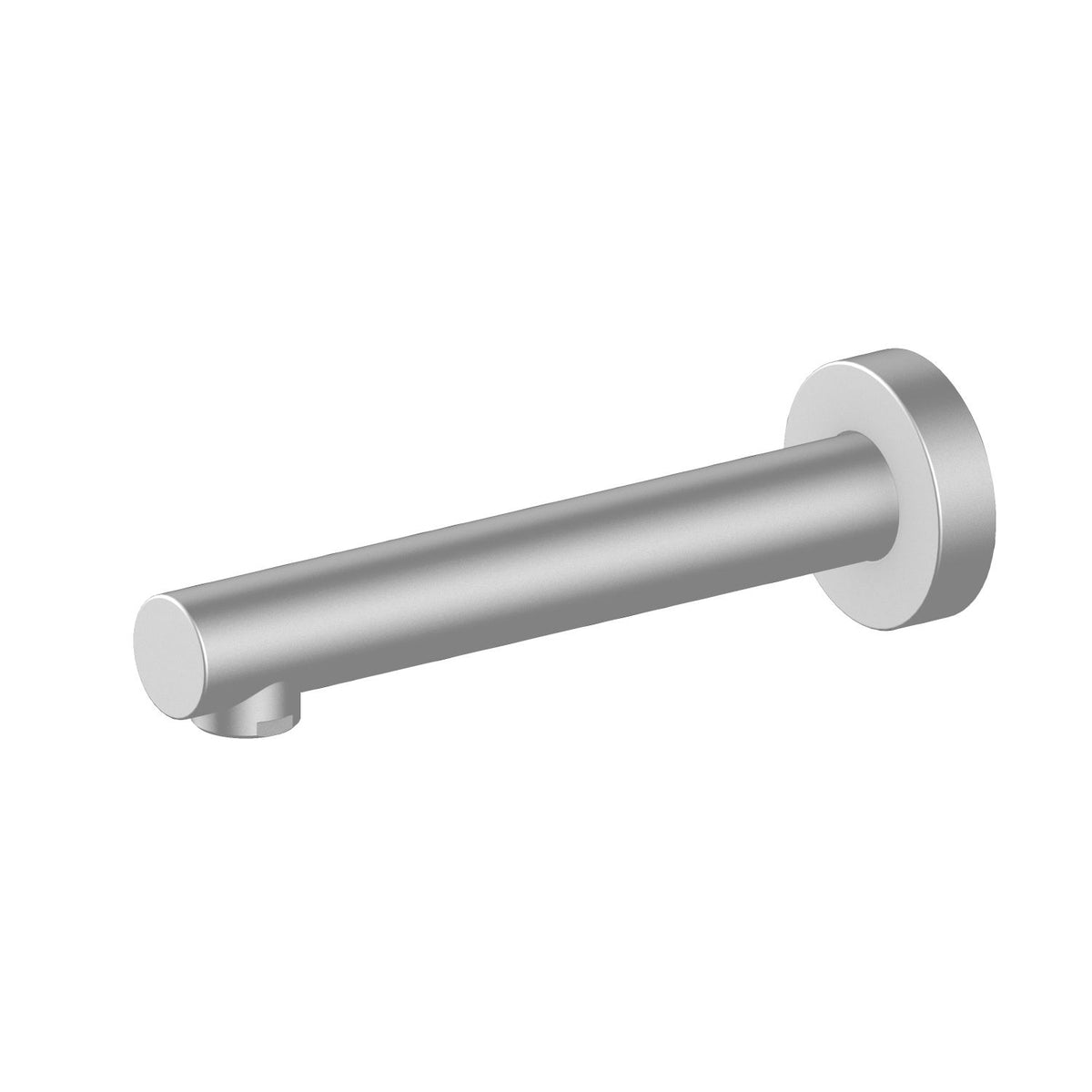 Aquavit Circular brushed nickel solid brass wall-mounted bath spout AT090254