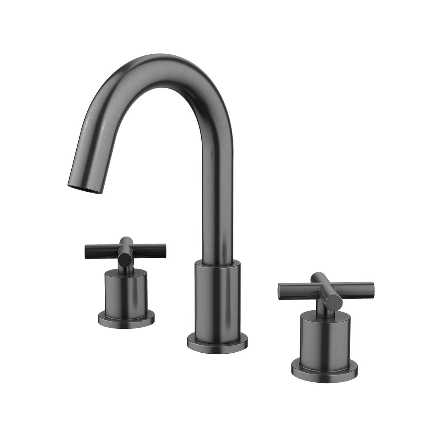 Aquavit Circular Series 3-Hole Cross-Handle Basin Faucet AT090514