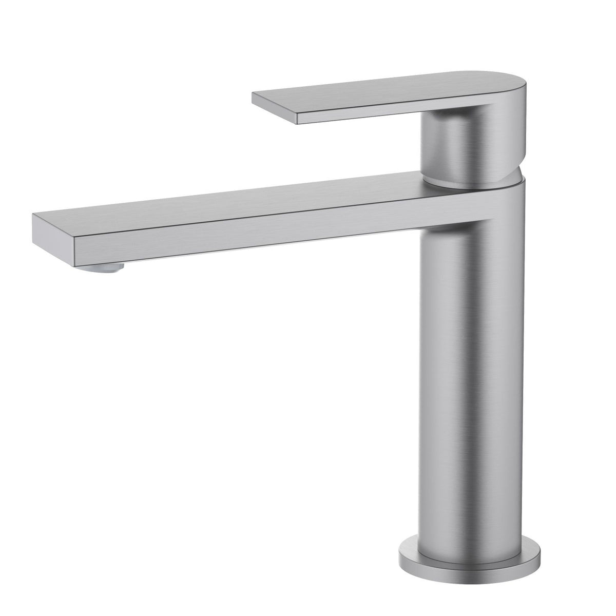 Aquavit Edge brushed nickel modern lead-free brass basin faucet AT120011