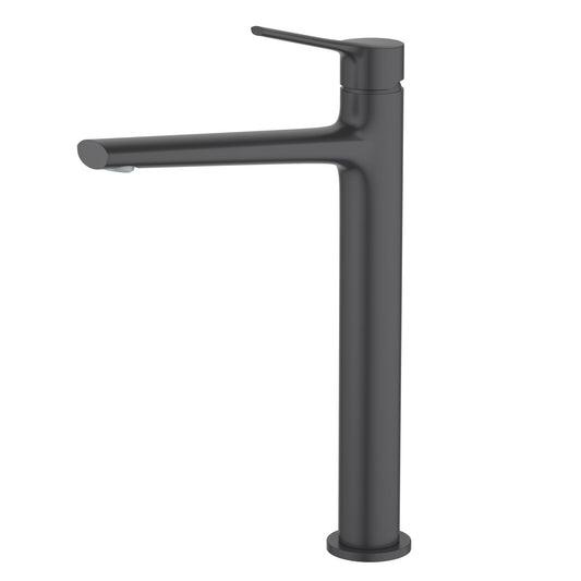 Aquavit AT130012 matte black slim single-handle vessel sink faucet