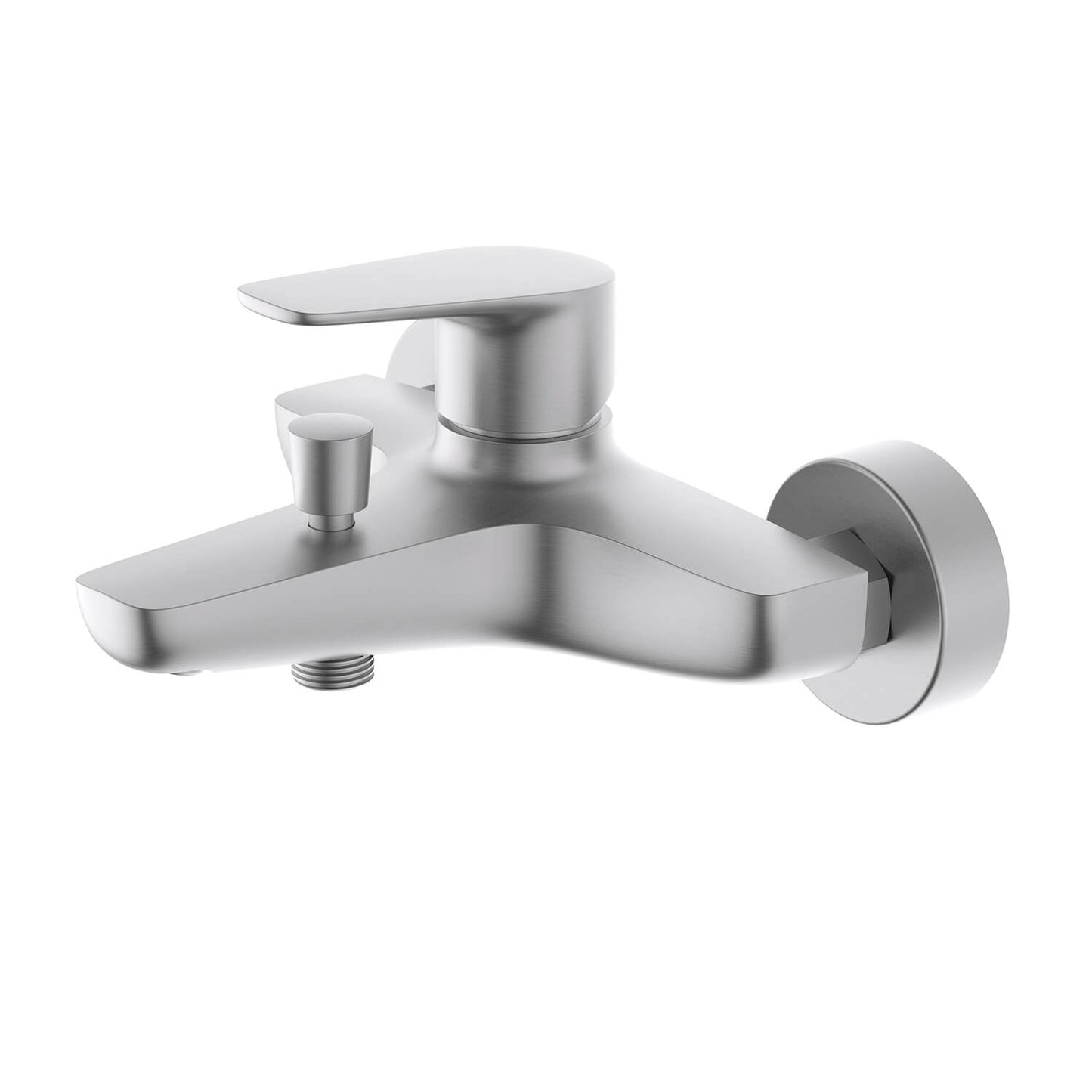 Aquavit Harmony brushed nickel solid brass wall-mounted bath shower mixer AT222200