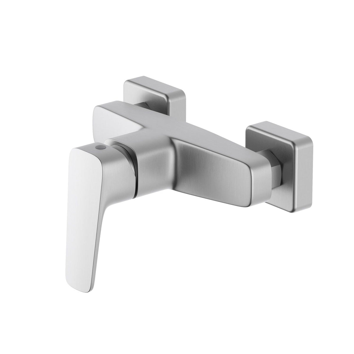 Aquavit Matera brushed nickel solid brass wall-mounted shower mixer AT232100