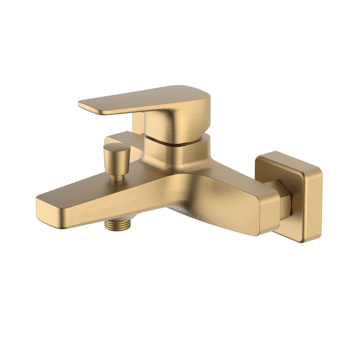 Aquavit Matera brushed brass solid brass wall-mounted bath shower mixer AT232200