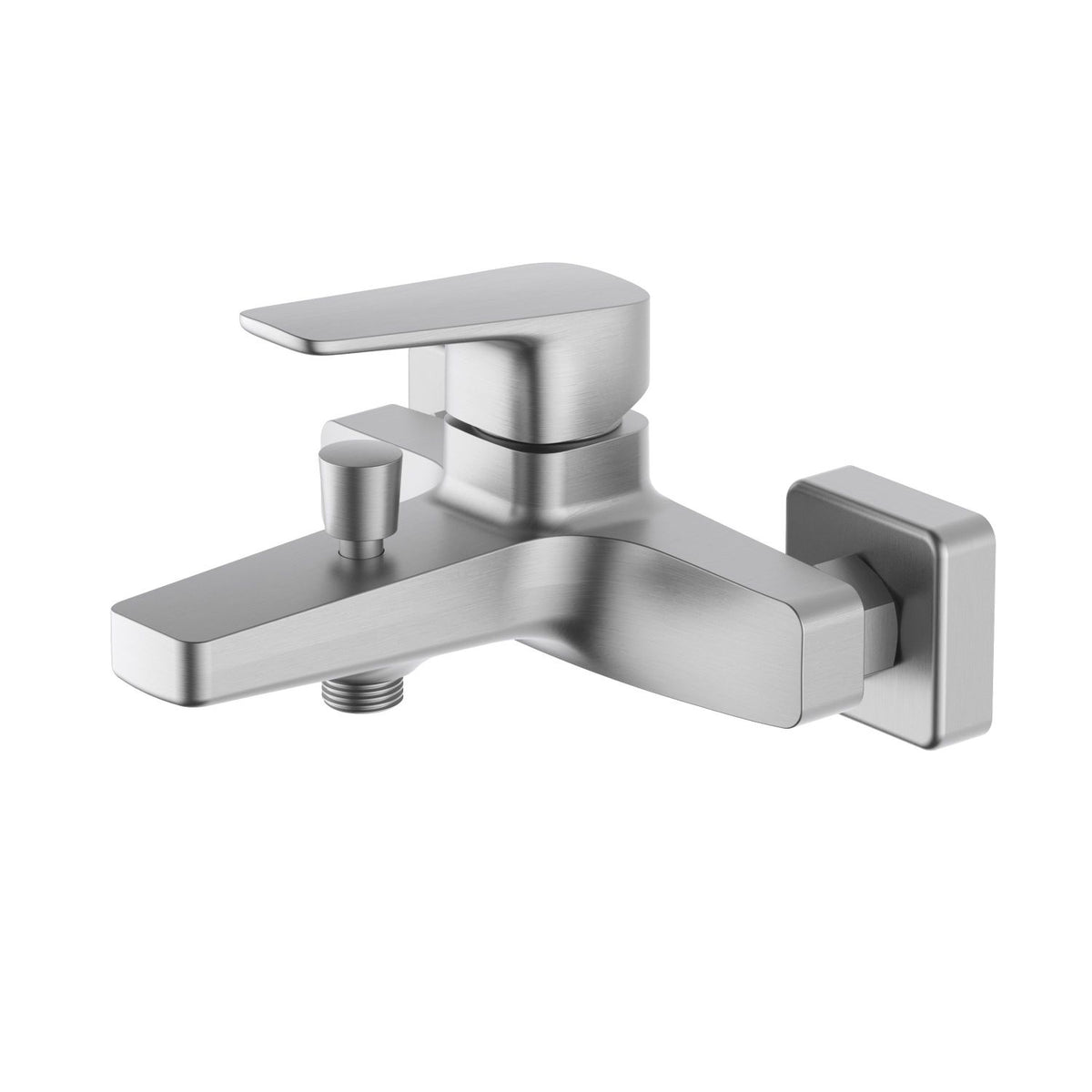 Aquavit Matera brushed nickel solid brass wall-mounted bath shower mixer AT232200