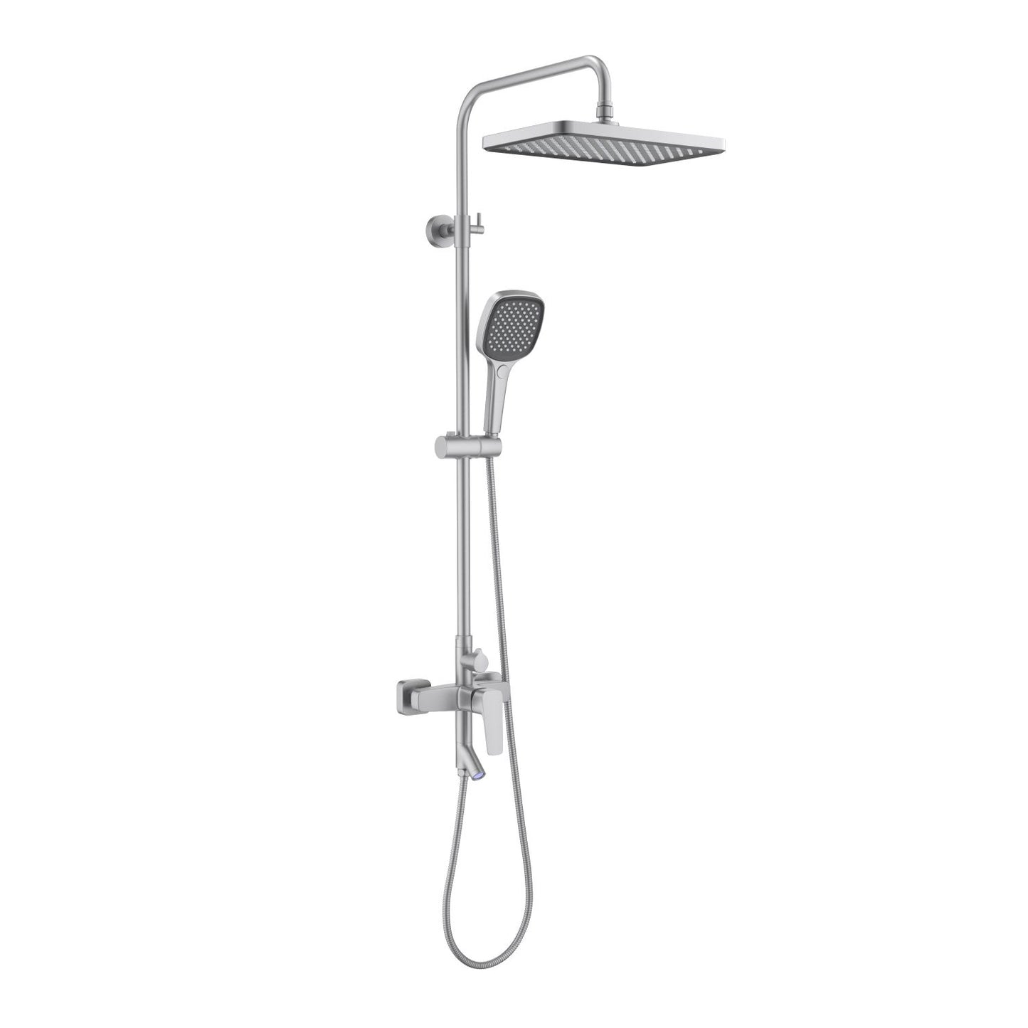 Matera Premium Brass Shower Column With ABS Head Shower & 3-Way Hand Shower AT230062