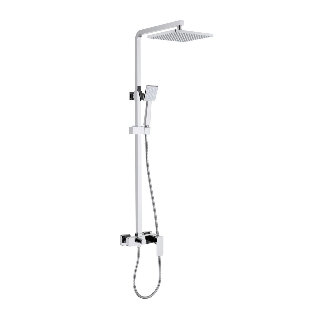Aquavit Infinity chrome solid brass two-outlet shower column AT246201
