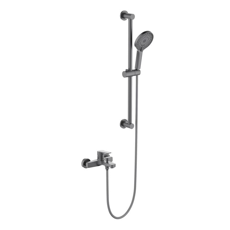 Aquavit Sense Wall mounted Bath Shower Mixer Set With Slide rail AT422201