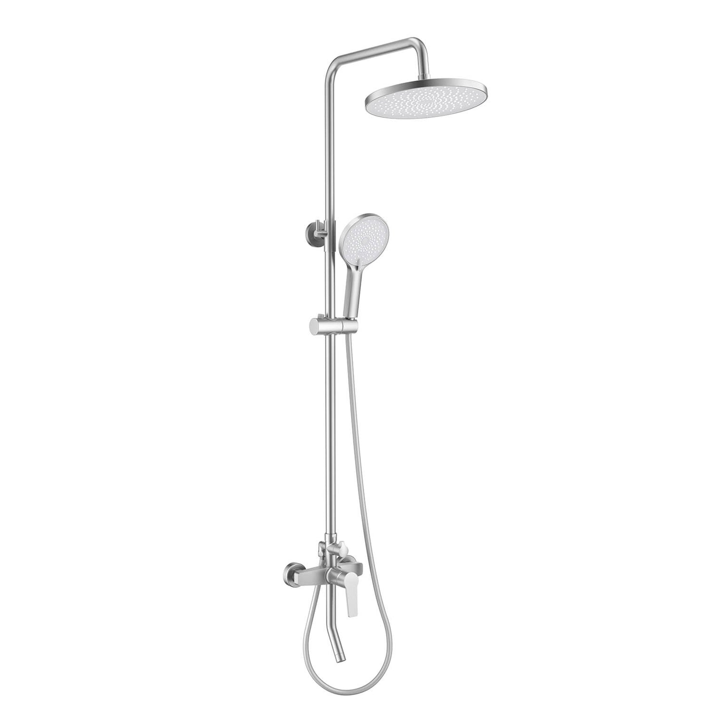 Aquavit Sense Brushed Nickel three-outlet shower column product view AT426100