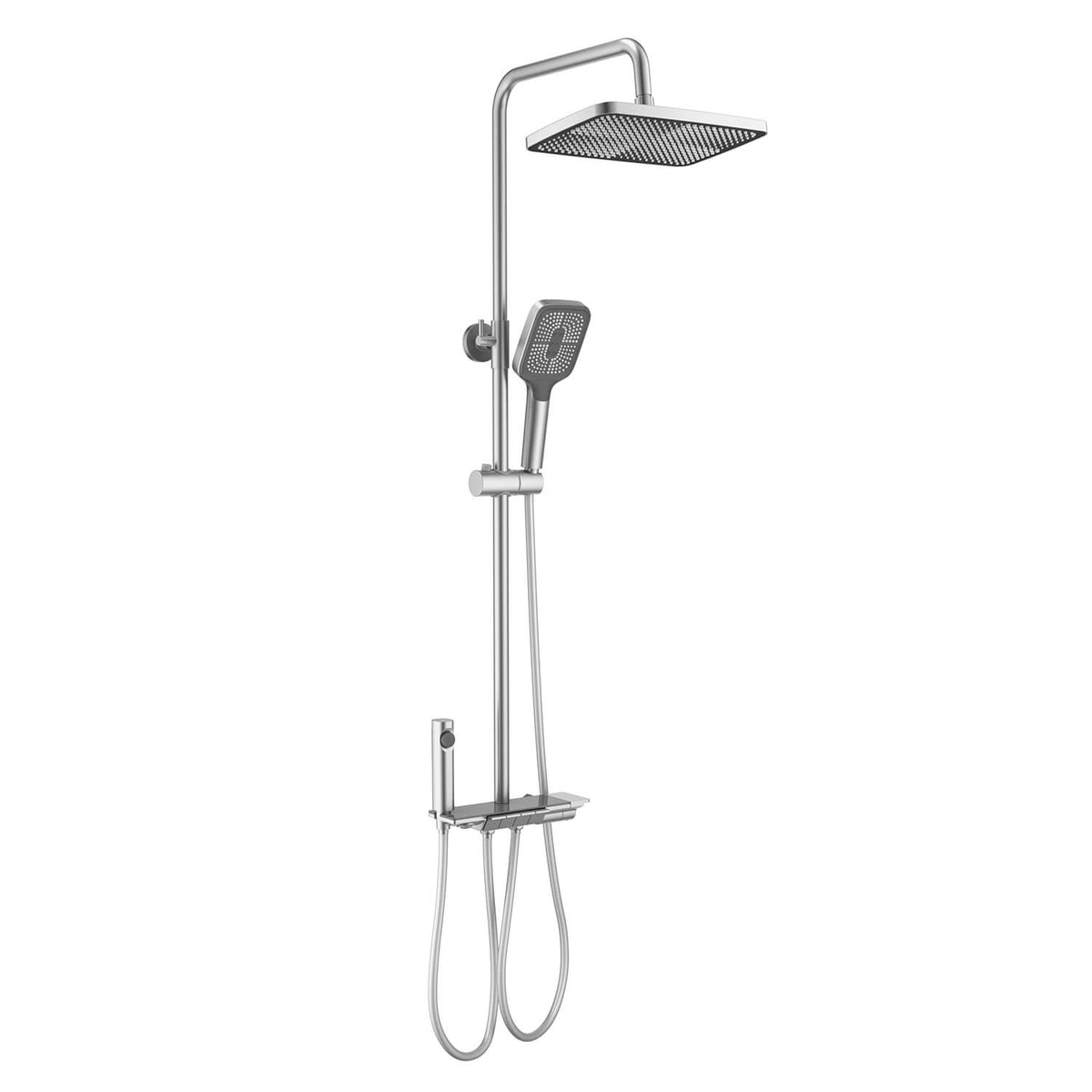 Aquavit Sense brushed Nickel four-outlet shower column AT426200