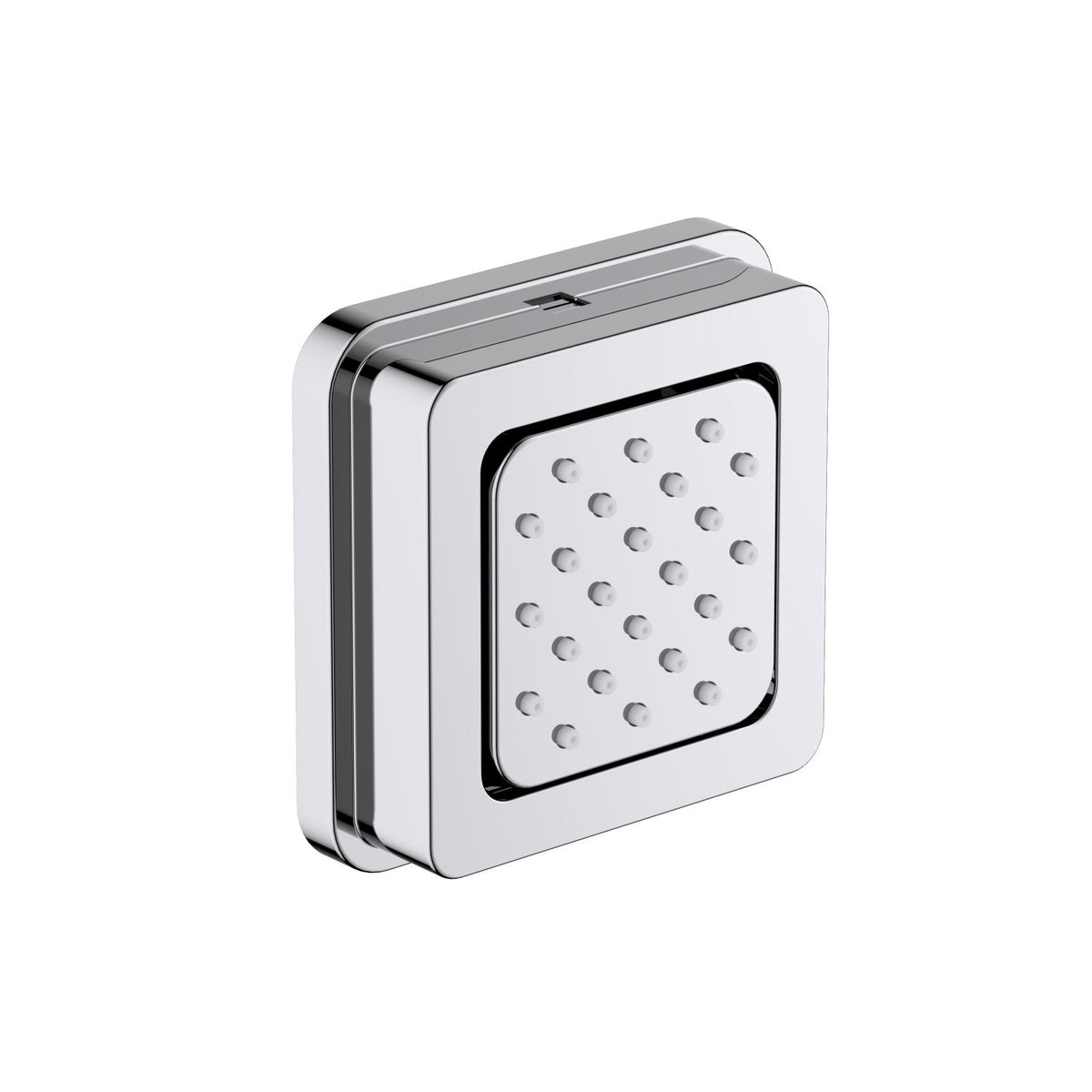 BJ06 chrome 100 mm square brass adjustable body jet