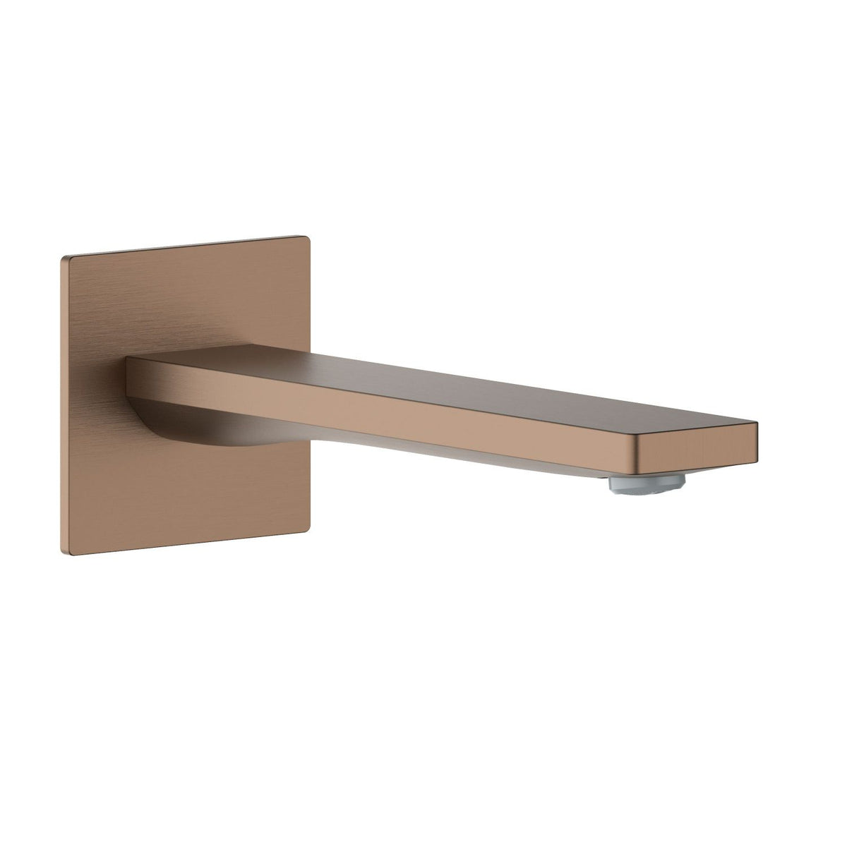 Aquavit Knox brushed bronze wall-mounted solid brass bath spout BS0501