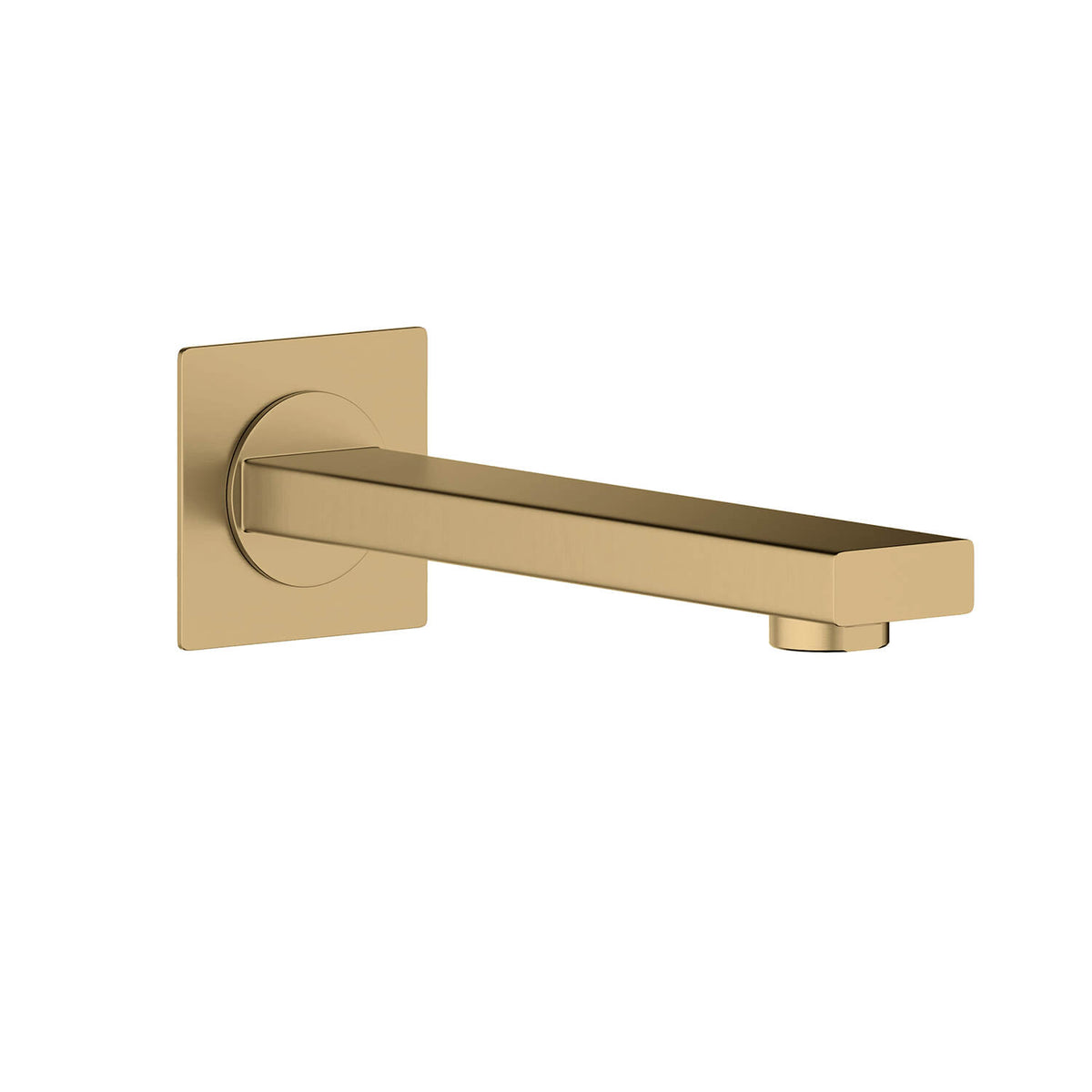 Aquavit brushed brass SUS304 wall-mounted rectangular basin spout BSS01