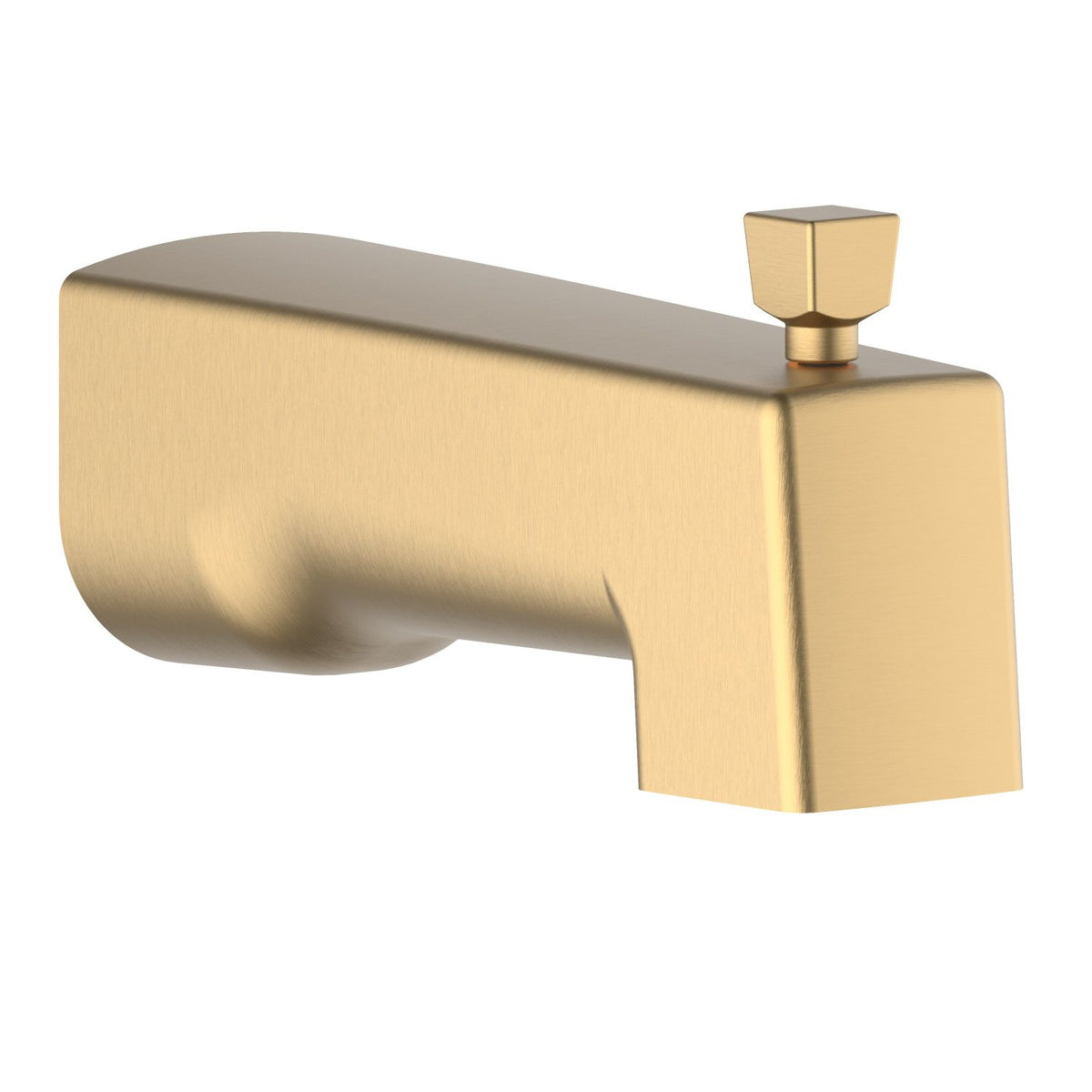 Aquavit brushed brass zinc alloy slip-fit diverter tub spout BSZ03