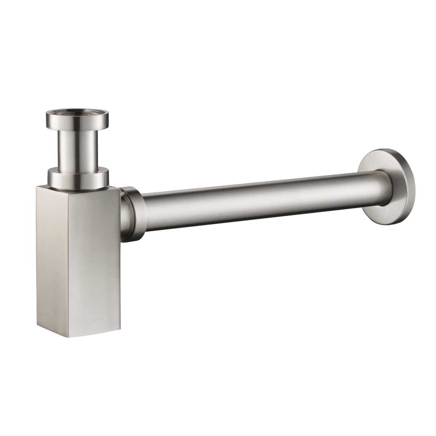 Contemporary Square P Trap 1-1/4" x 1-1/4" Bottle Trap BT0002