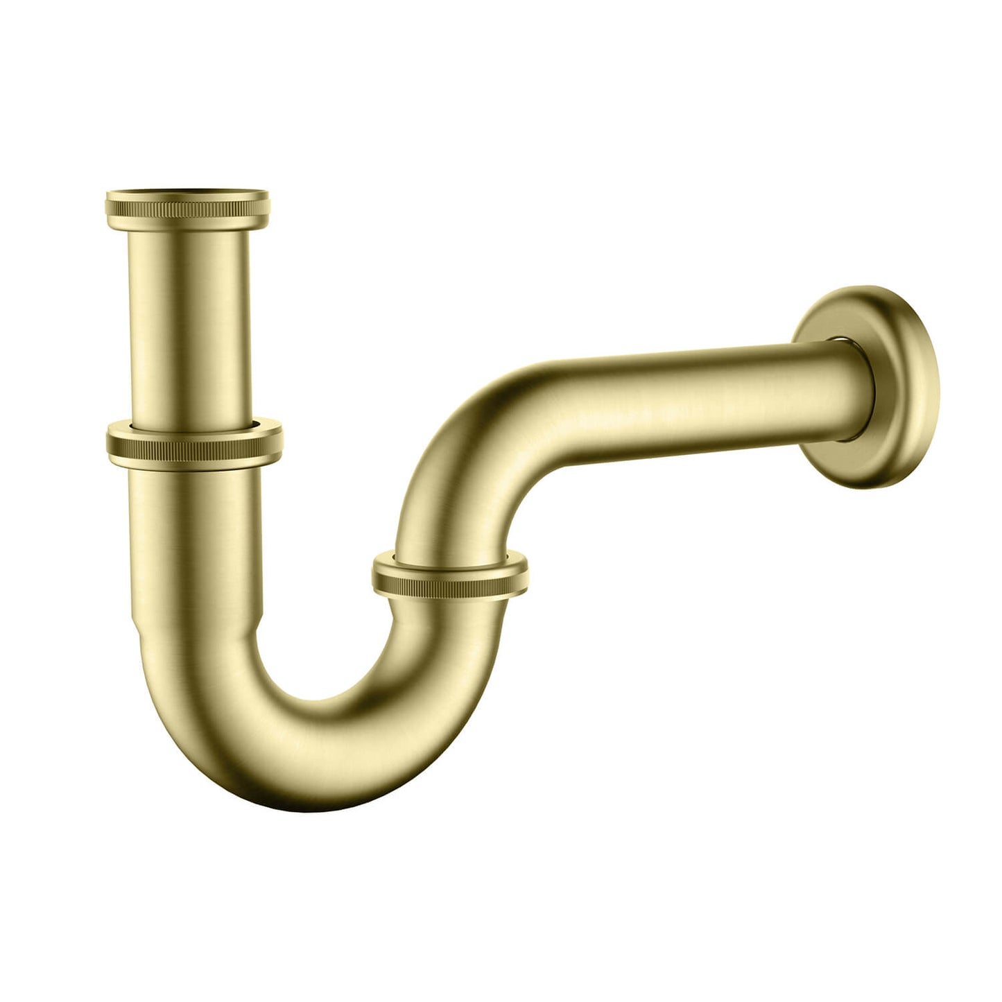 Aquavit Lavatory Sink Waste Drain P trap Stainless Steel with BT0007