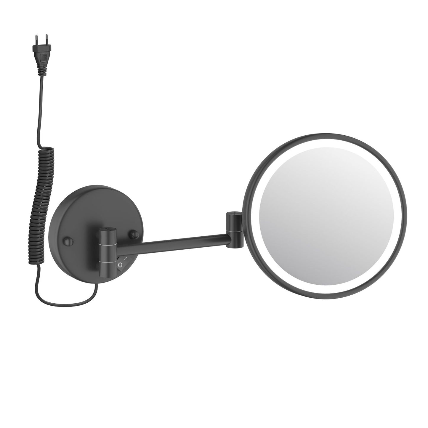Aquavit Wall Mounted Brass 3 times magnify LED Mirror CM020301