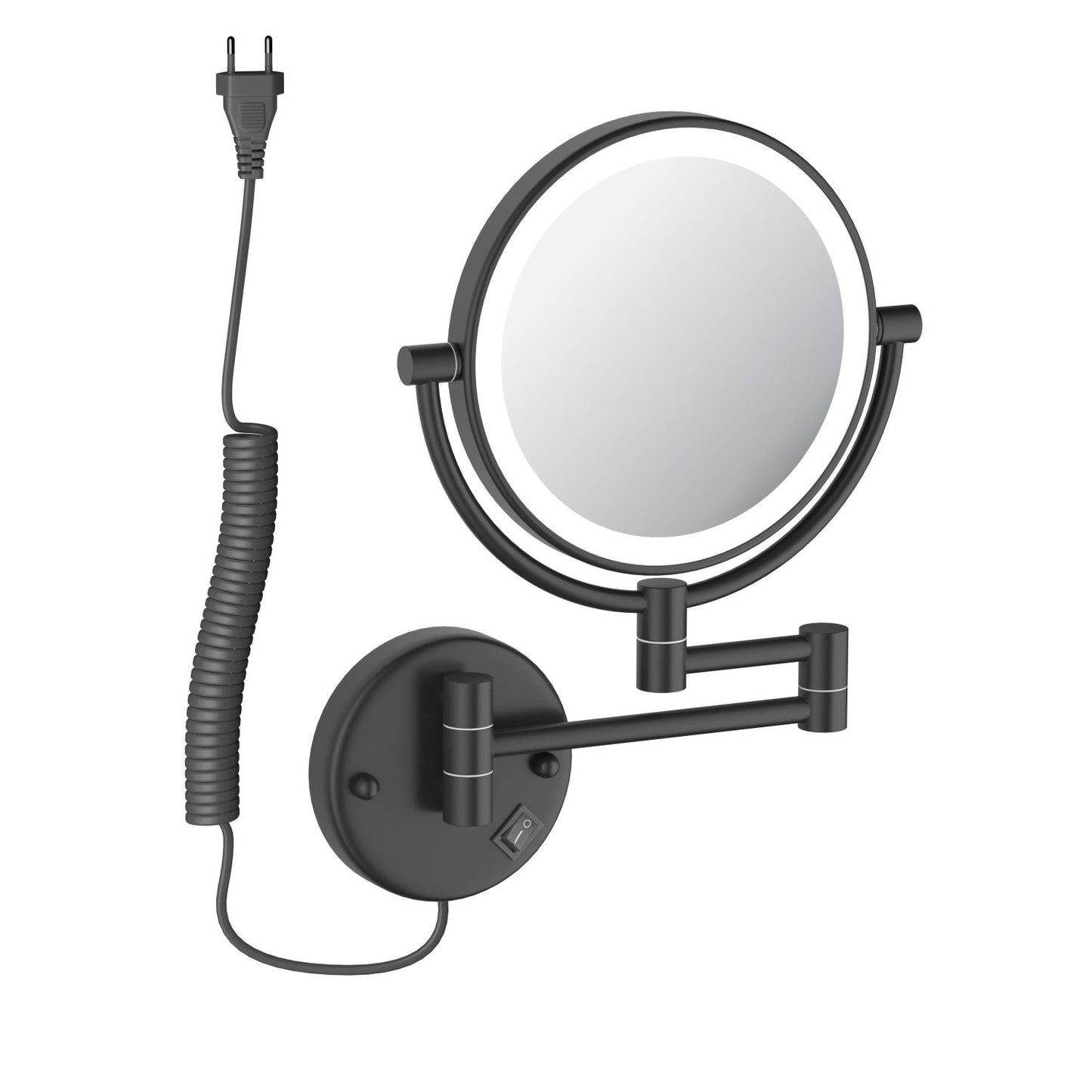 Aquavit Wall Mounted Brass LED Mirror CM03